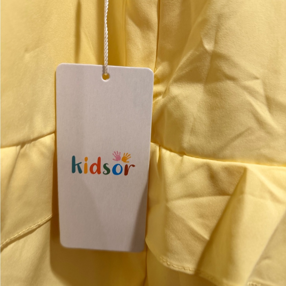 Kidsor Yellow Ruffle Strap Dress | Sweet Spring Dress | NWT - Picture 3 of 7